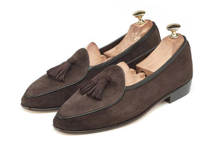 Brown Sagan Grand Suede Tassels