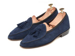 Blue Sagan Original Suede Tassels