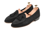 Black Sagan Grand Suede Tassels